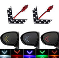 2pcs Arrow Panel 14 SMD LED Car Side Mirror Indicator Light Auto Turn Signal Light Car Styling LED Rear View Mirror AE