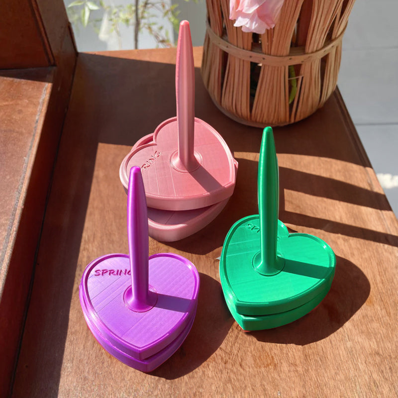 Vertical Shiny-Design Yarn Spinners and Holders: Rotary Plastic Tools for Textile Wool, Agri Wool, and Knitting Enthusiasts