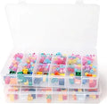 Clear Plastic Organizer Box with Dividers for Tools