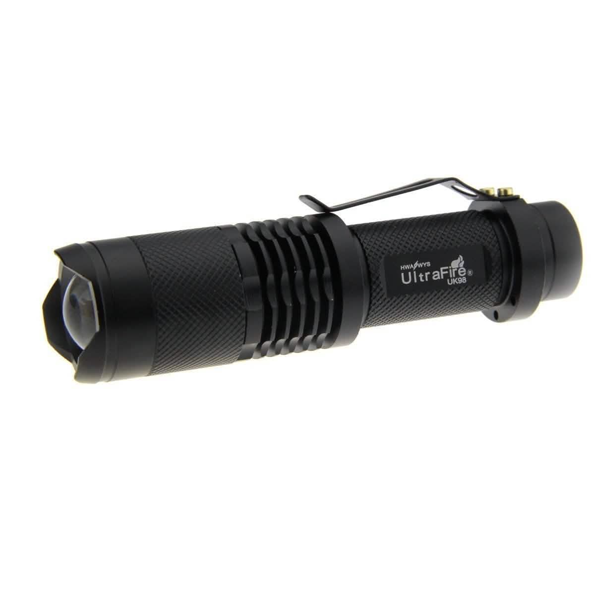 CREE XML T6 2000 Lumen Zoomable 3 Mode Focus LED Waterproof Flashlight