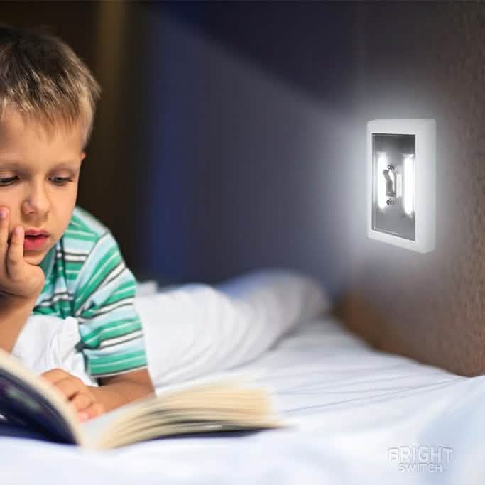2-Pack: Ultra Bright, LED Light Switch, Stick Anywhere