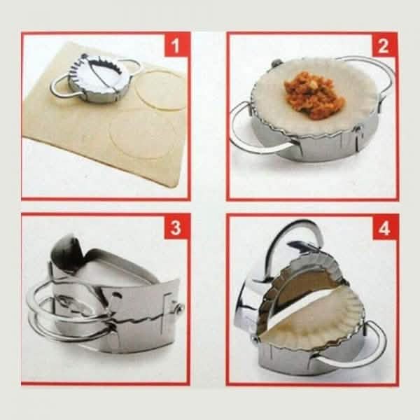 SYSAMA Eco-Friendly Stainless Steel Dumpling Pastry Tools - Assorted Sizes