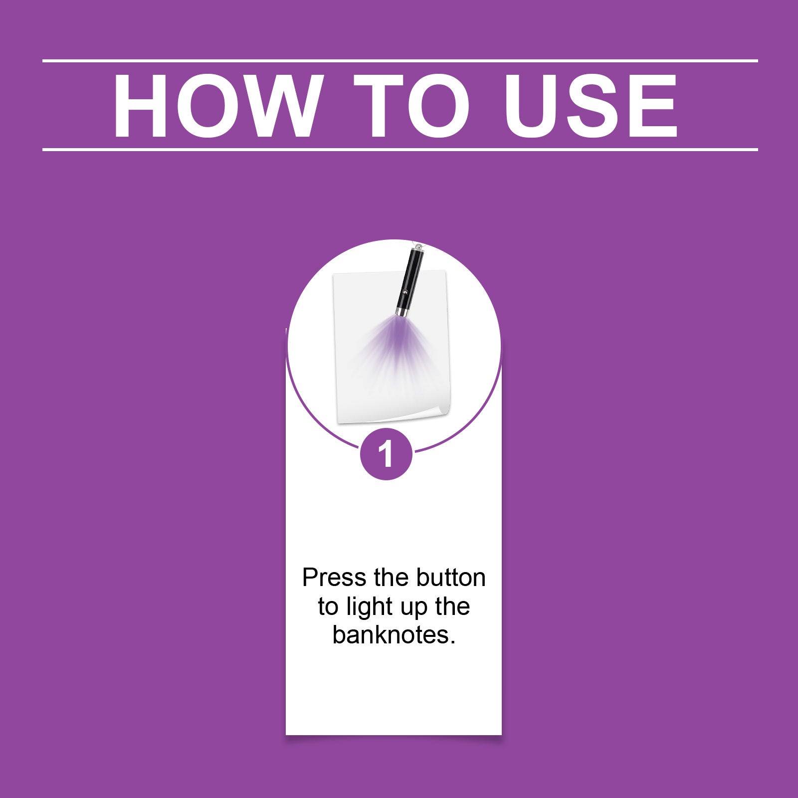 Uv Detector, Portable Uv Detector Light Mini Practical Anti-Counterfeiting Detector