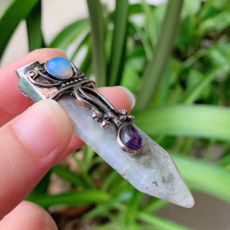 European And American Popular Crystal Sword Pendant