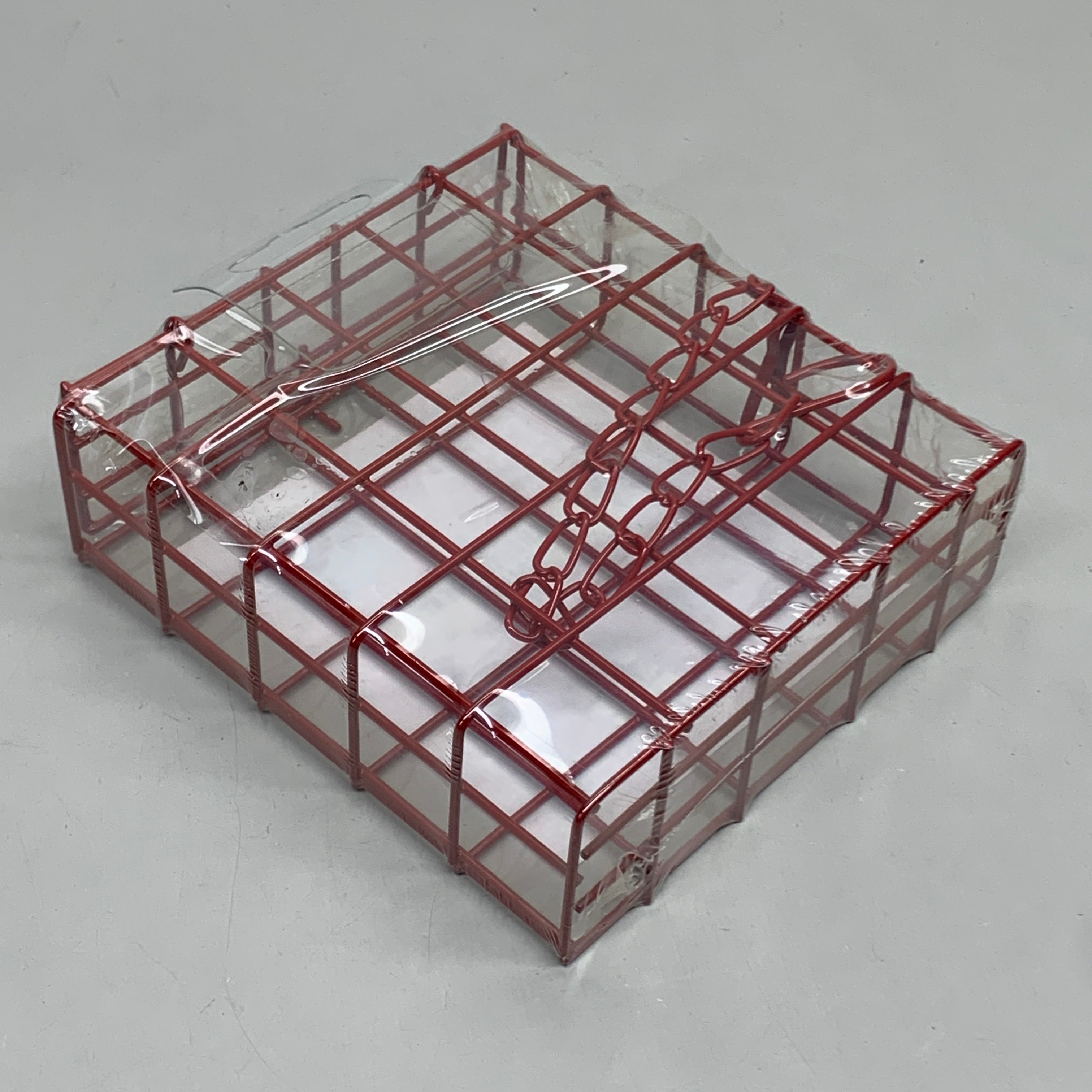 HAPPY HEN (2 PACK) Coated Steel Treat Basket Red 855297003292