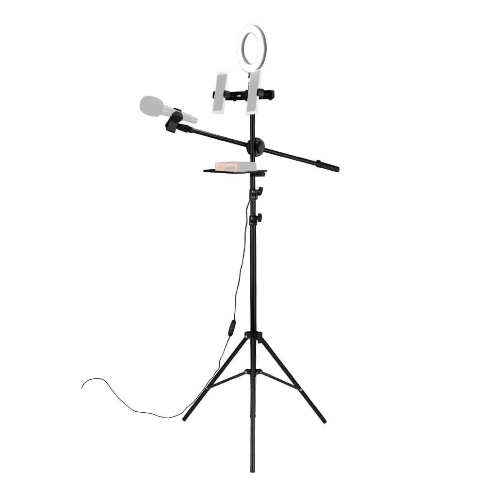 6.3" Multi-function Selfie Ring Light with Tripod Stand