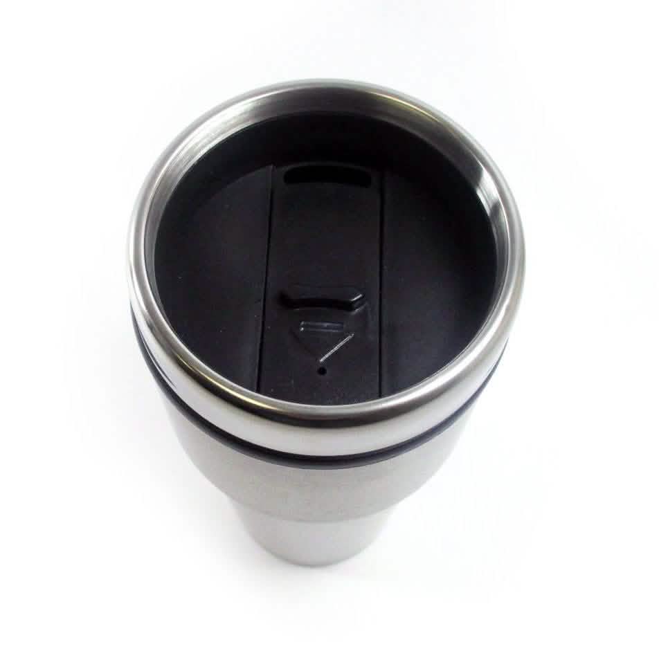 2-Pack: 16oz Cup Insulated Coffee Travel Mug Stainless Steel Thermos Tumbler