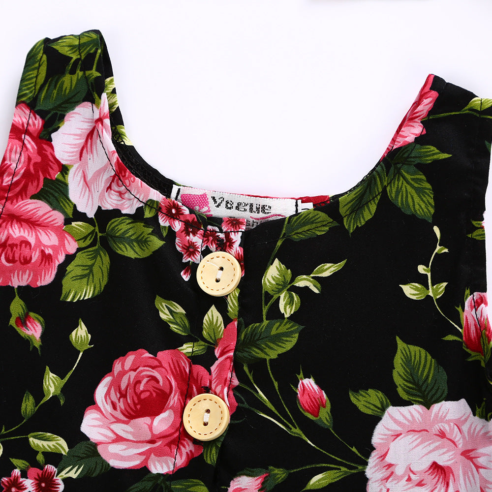 European and American princess dress girls dress