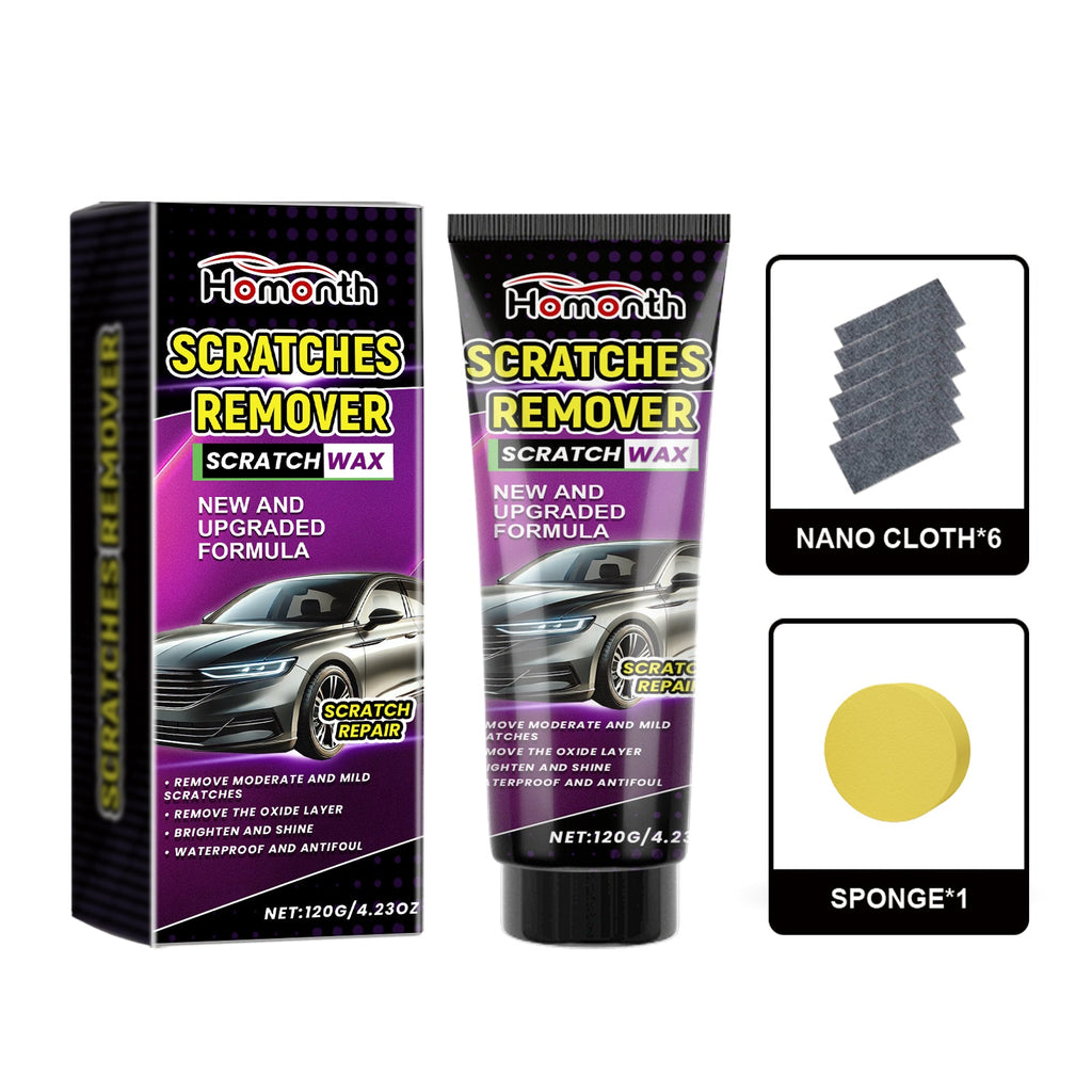 Homonth Car Scratch Repair Plaster Set Car Scratch Remover Car Headlights Car Paint Finish Care