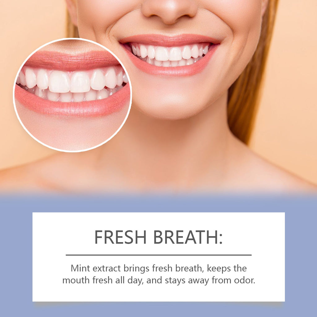 EELHOE Dental Powder Care Gums Fresh Breath Daily Gentle Cleaning Teeth Stains Yellow Powder