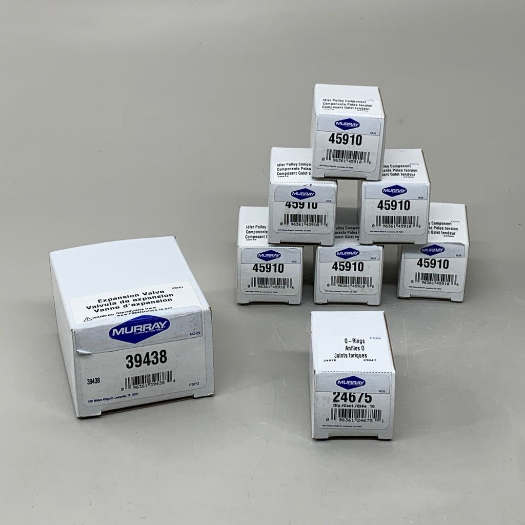 FOUR SEASONS Lot of 8! System Replacement 45910, O-Rings 24675, and Expansion Valves 39438