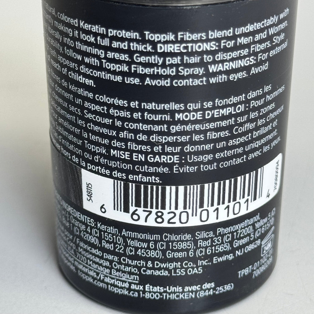 TOPPIK (2 Pack) Hair Building Fibers/ Hair Thickener 0.42oz
