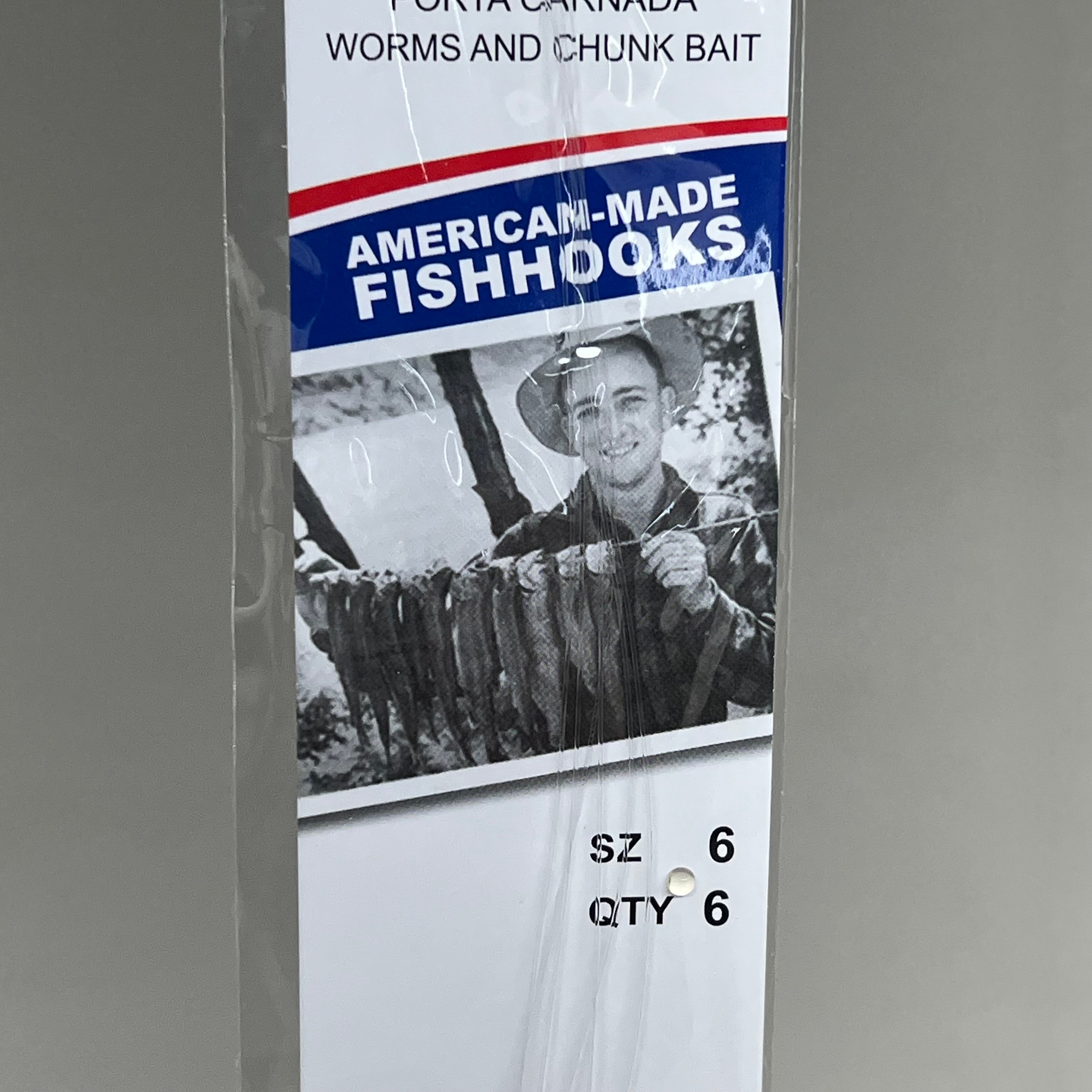 EAGLE CLAW(3 PACK) Medium Wire Baitholder Snell Worms & Chunk Red #6 6pc 391GE-6