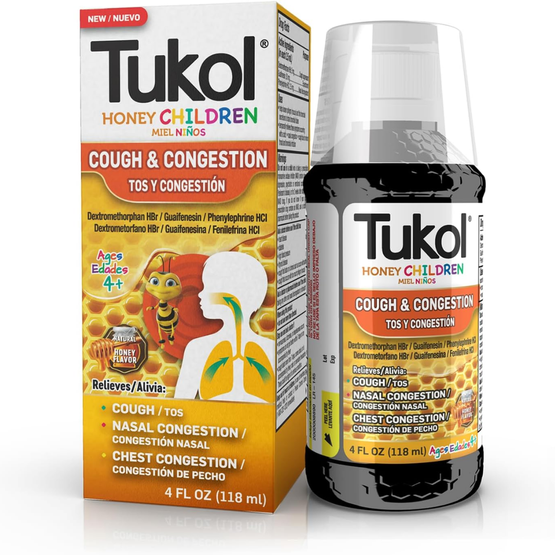 Tukol Honey Children’s Cough Relief Syrup (4oz)