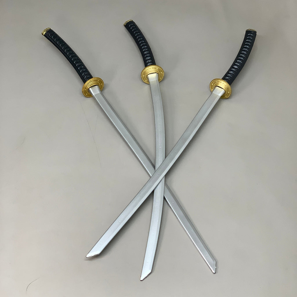 UNDERWRAPS (3 Pack) Katana Sword With Sheath Ninja Assembly 41" Length 30016