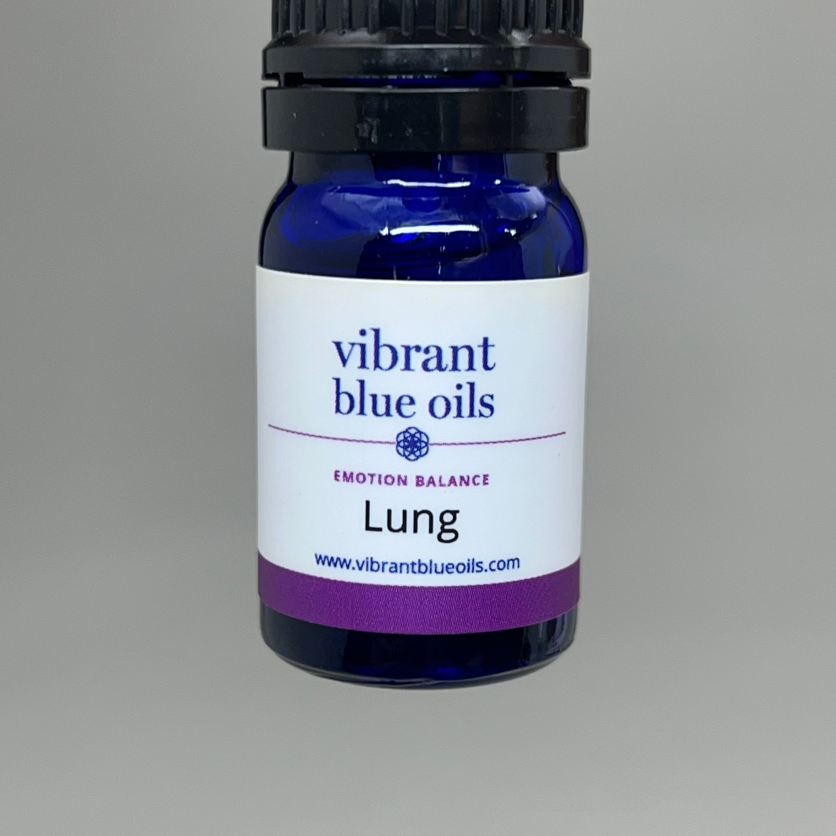 VIBRANT BLUE OILS Therapeutic Emotion Balance Lung Organic Essential Oils 5mL