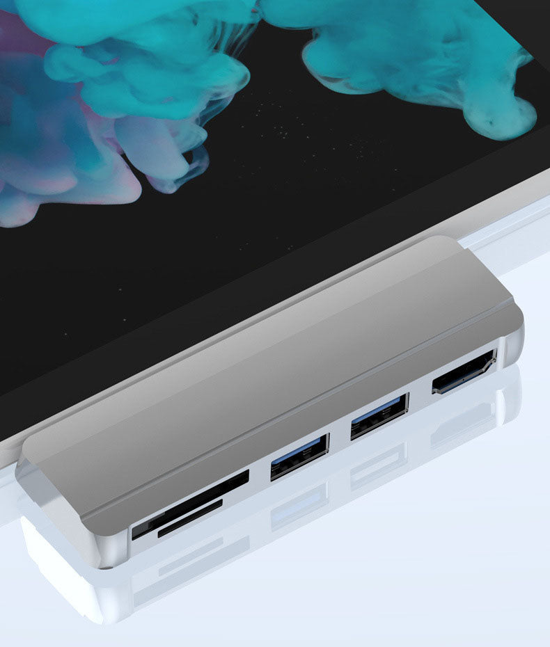 Suitable for Surface Pro 4/5/6 docking station USB to HDMI same screen card reader expansion hub