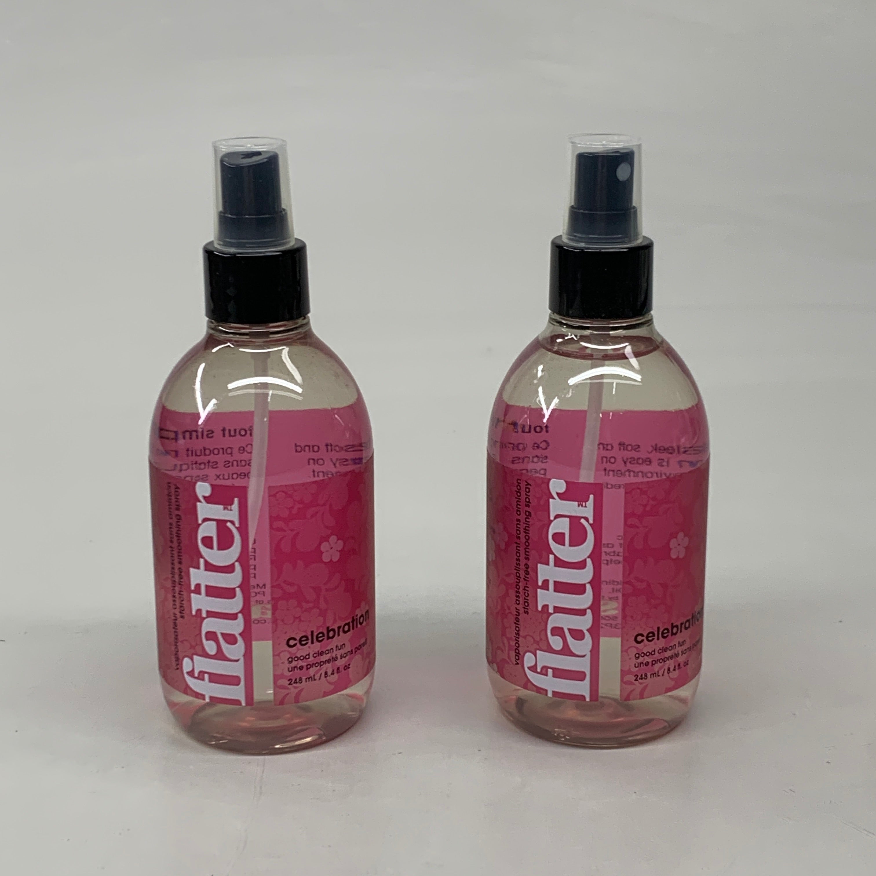 FLATTER (2 PACK) Celebration Smoothing Fabric Spray 8.4 fl oz R-F08G