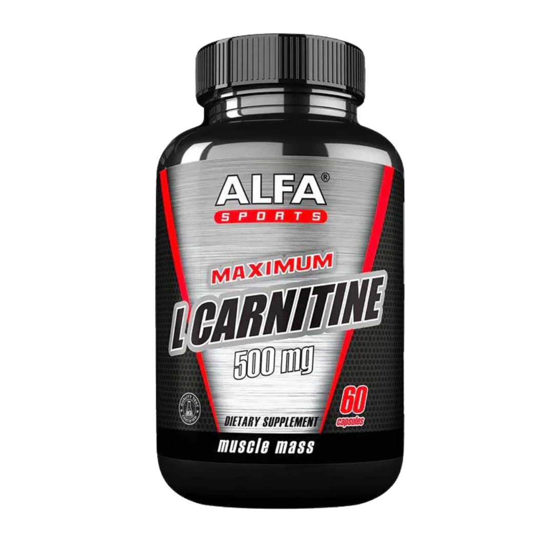 Alfa Sports Maximum L-Carnitine 500mg (60 Capsules)