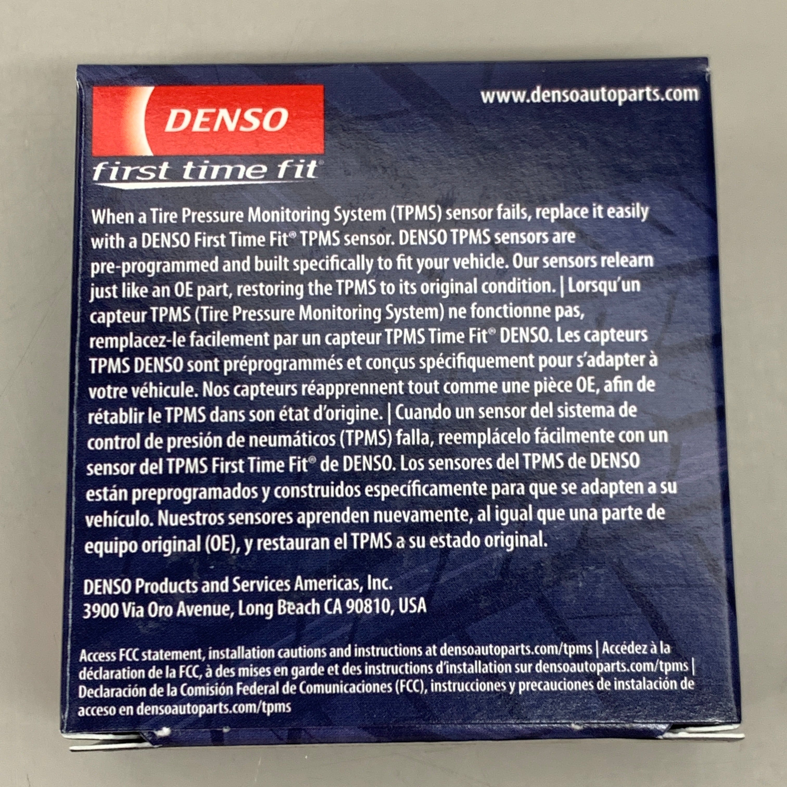 DENSO Tire Pressure Monitoring System Sensor 550-3018