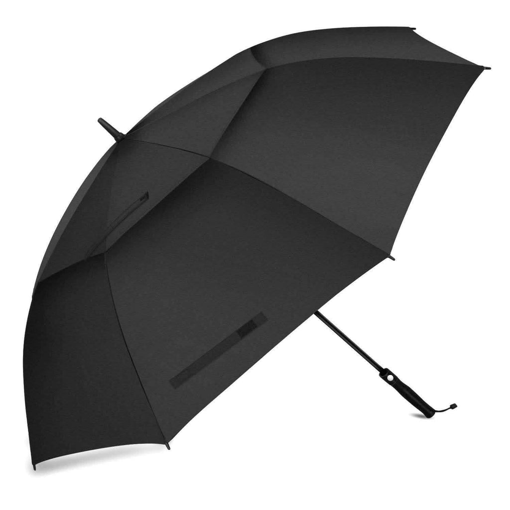68" Automatic Open Golf Umbrella - Black