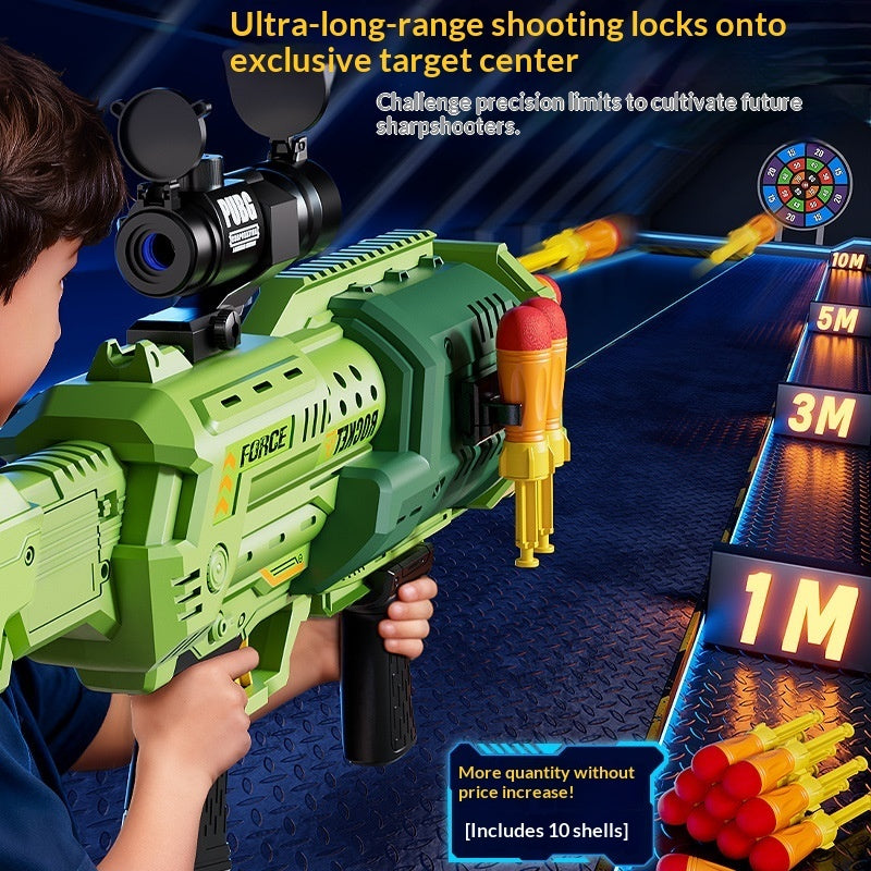 Childrens Army-Green Rocket Launcher Shooting Toy