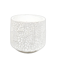 White Flower Pot Plastic Planter