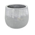 Gray Flower Pot Plastic Planter
