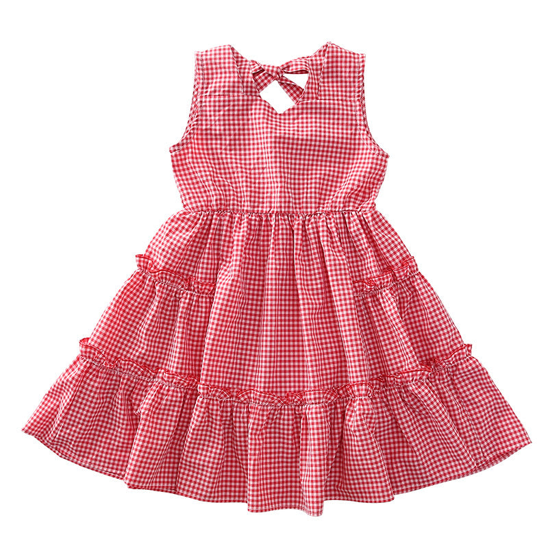 New Girl's light loose fit  YELLOW or RED SUMMER  dress