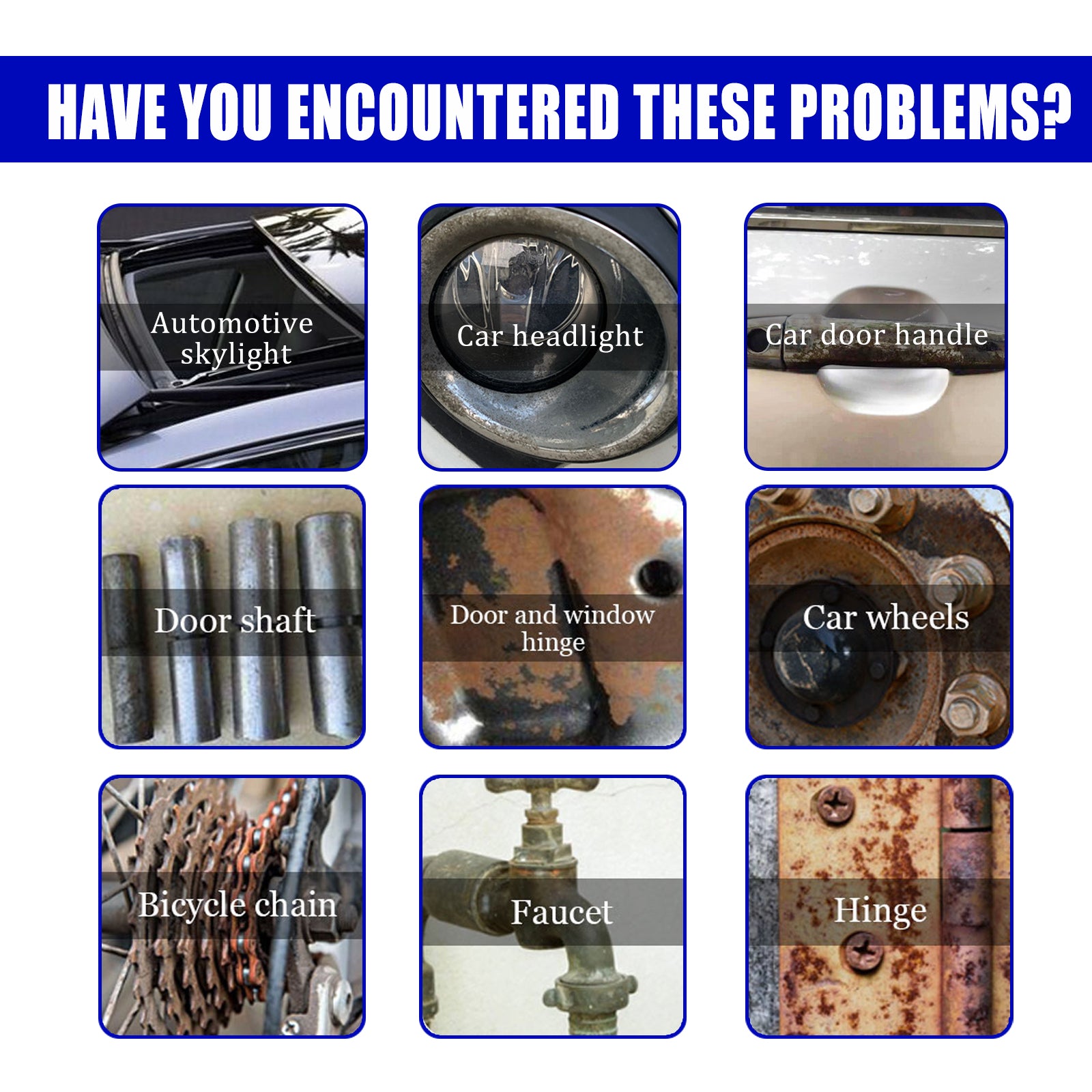 Multipurpose Rust Cleaning, Metal Door And Window Cleaning Rust Remover Screws Bolt Loosening Rust Remover Converter