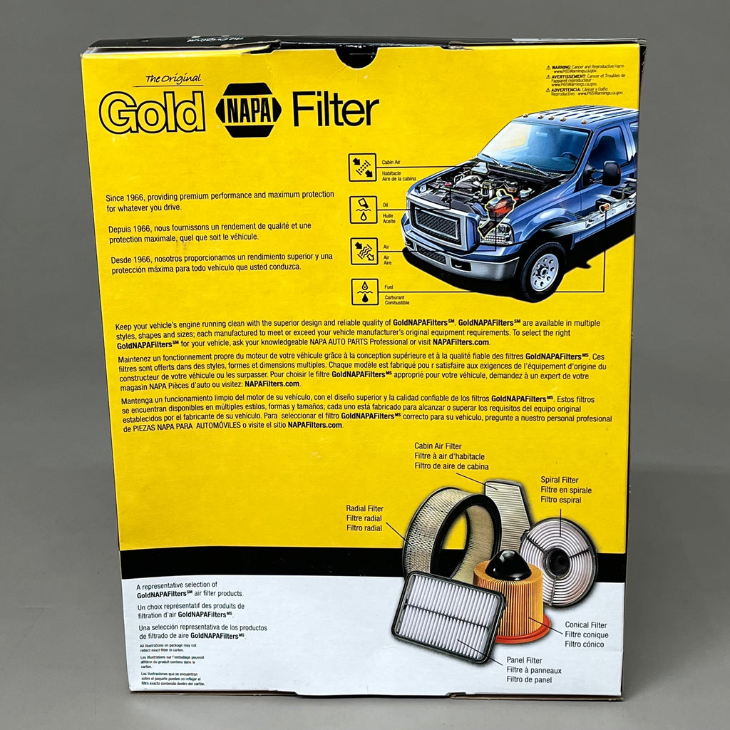NAPA Original Gold Air Filter Enhanced Cellulose Media Material 1.8" Height 9737