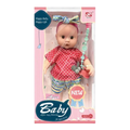 Agus Baby Girl Doll with Red Outfit (3Y+)