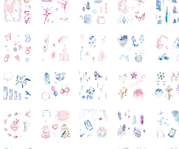 Gift box set sticker