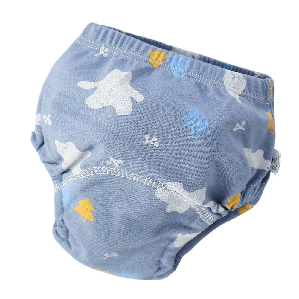 Washable 6-layer Breathable Gauze Baby Diaper Cover