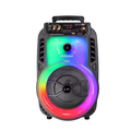 HomeBoss AO-829 8-Inch Portable Bluetooth Speaker with LED Lights