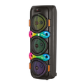 CH-8803 8"x3 Triple Portable Bluetooth Speaker RGB Lights