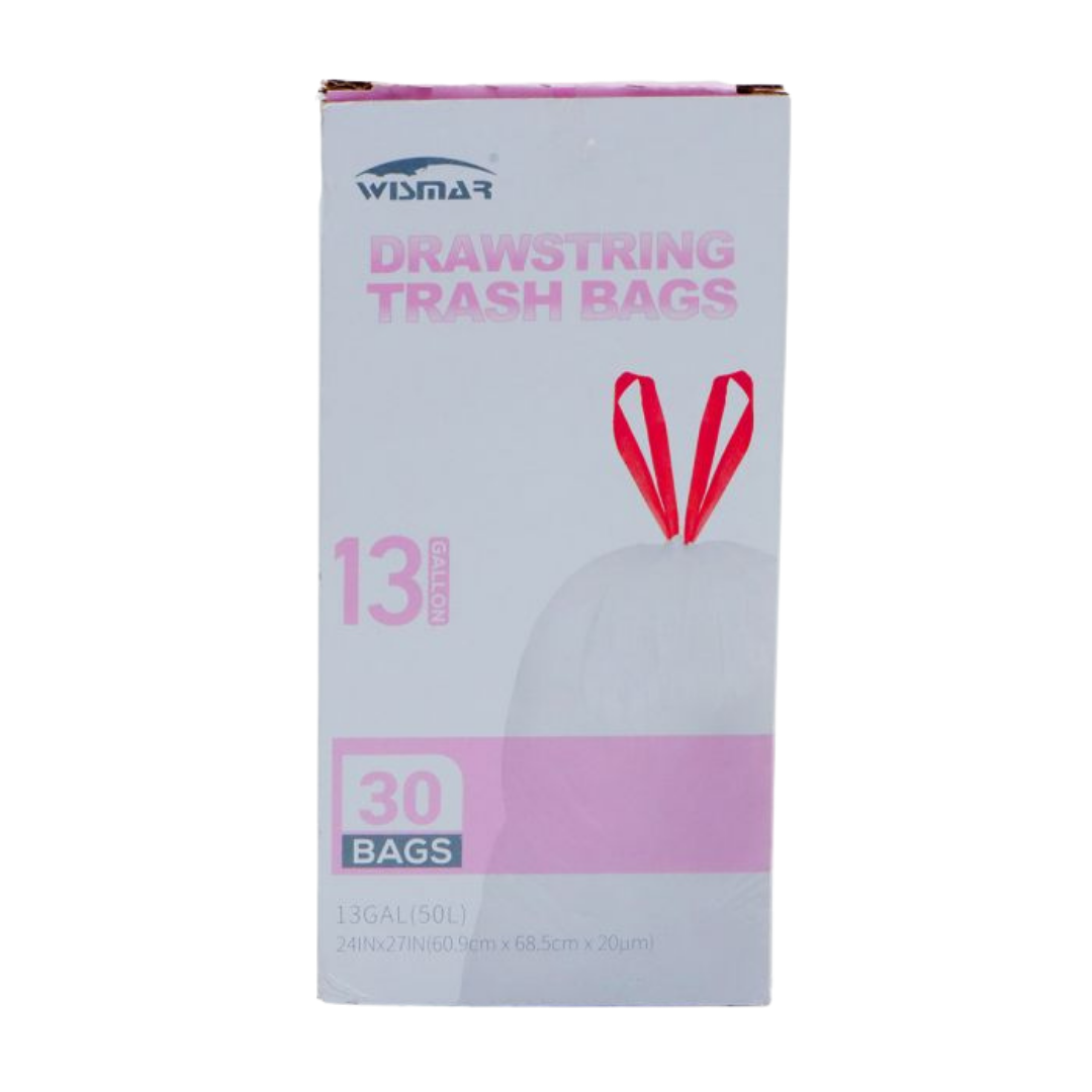 Wismar Trash Bags 13 Gallon 30ct