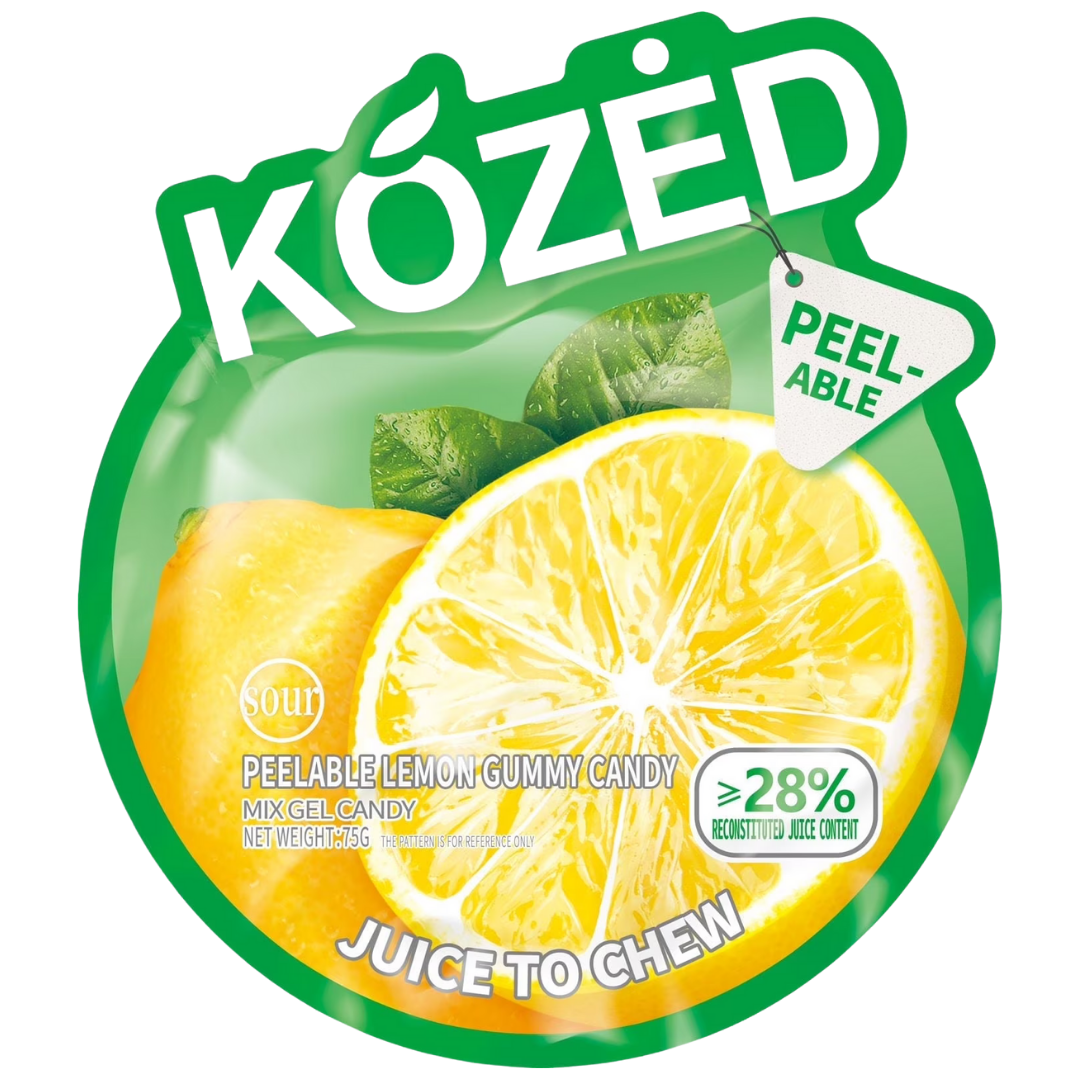 Kozed Peelable Lemon Gummy Candy (2.64oz)