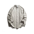 Checkered long sleeved loose casual shirt