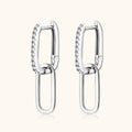 925 Sterling Silver Moissanite Earrings