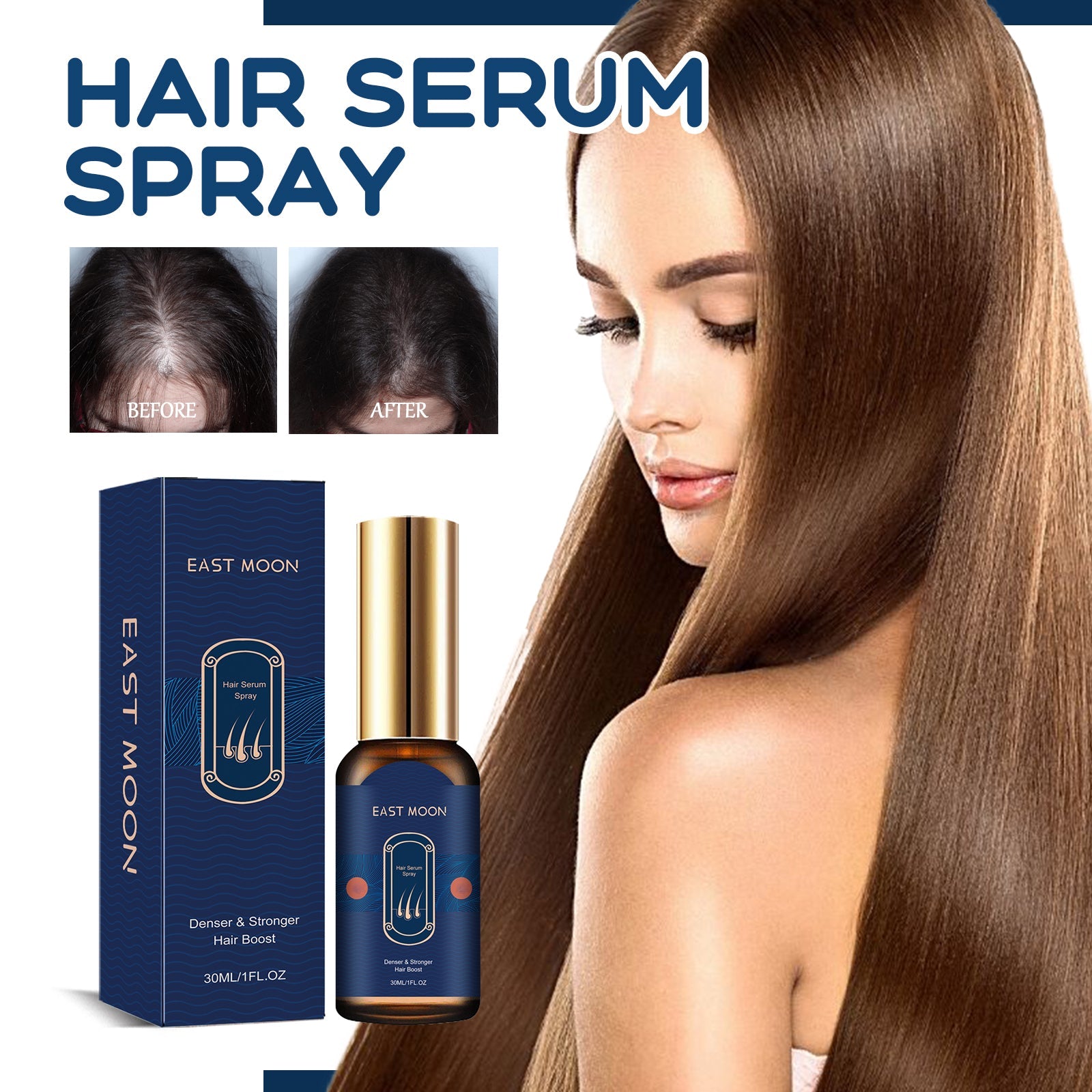 EAST MOON Hair Treatment Spray Moisturizes And Softens Hair, Prevents Loose Hair And Thickens Hair Treatment Spray