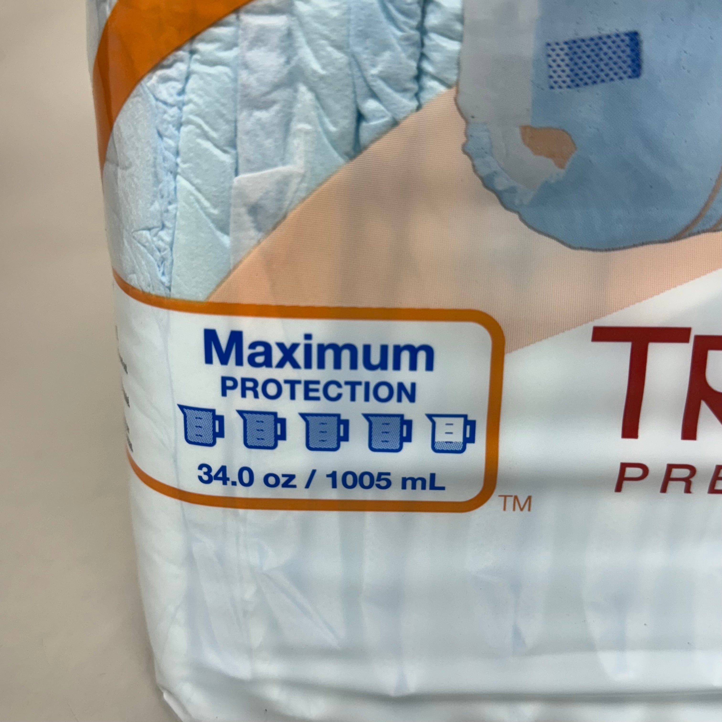 SMARTCORE (4 PK!) of 12 Tranquility Premium Protection Adult Diapers Latex Free Size L