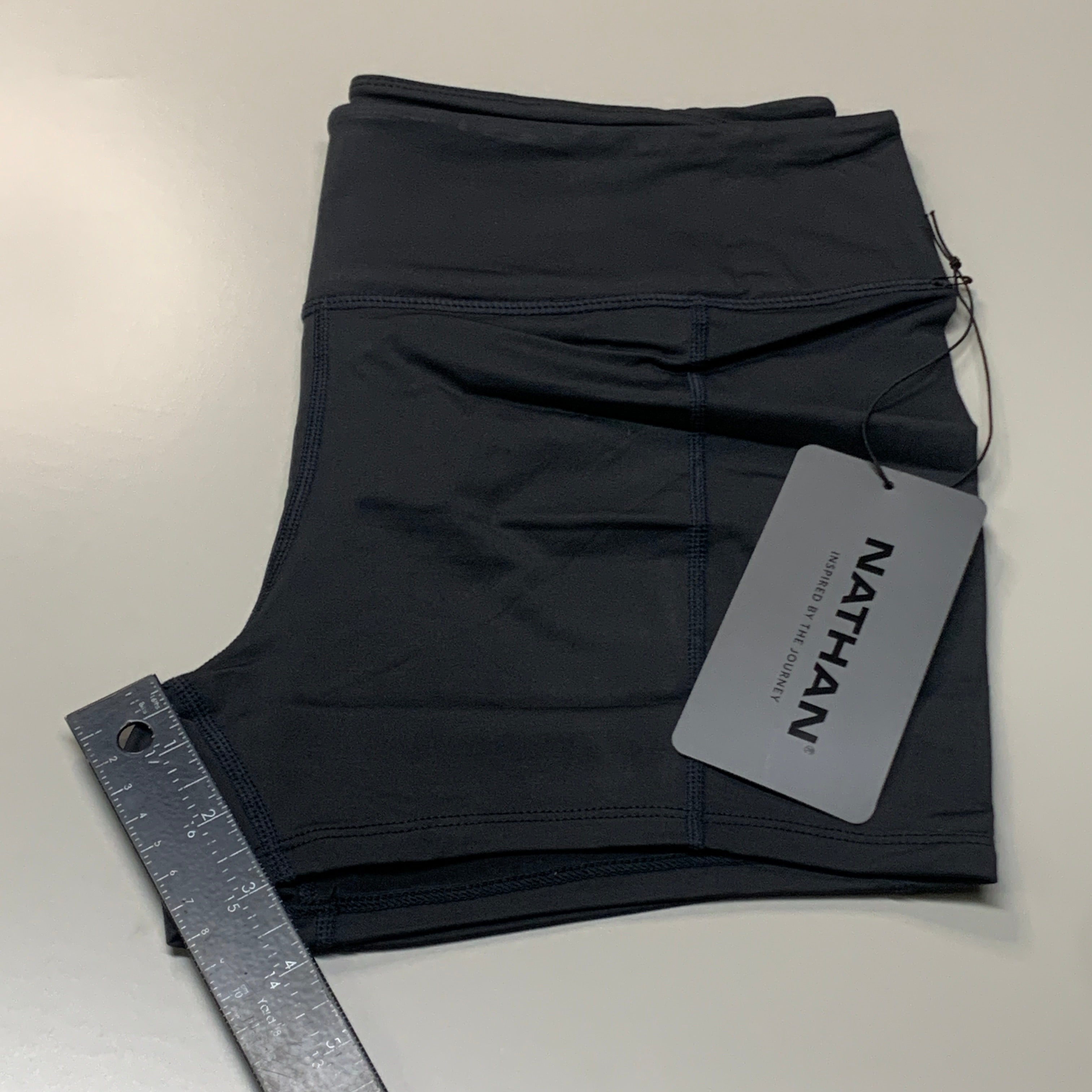 NATHAN Interval 3" Inseam Bike Short Women's Black Size XS NS51040-00001-XS