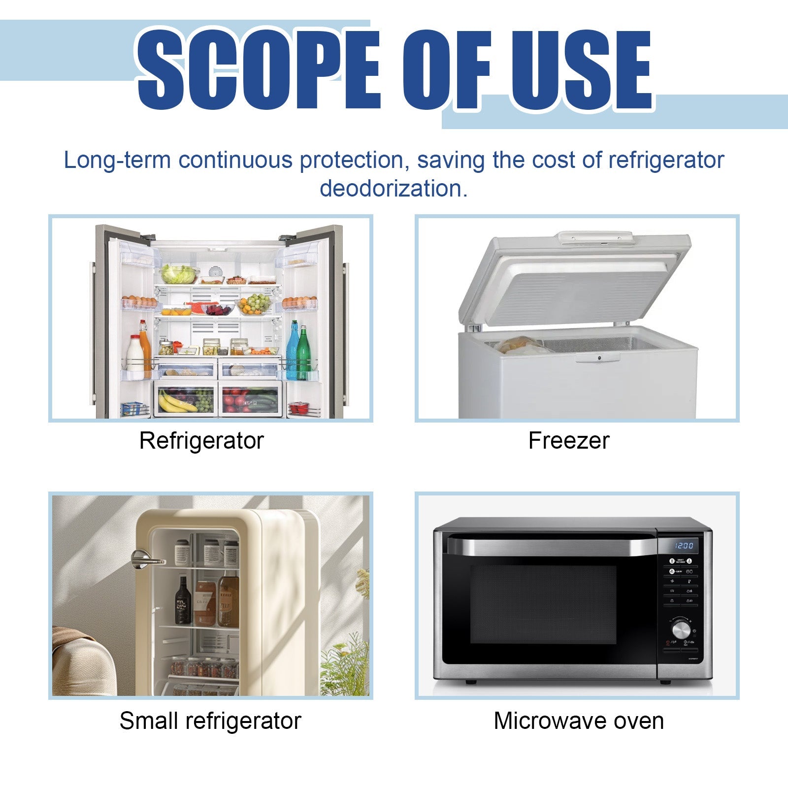 Refrigerator Deodorizer Purifying Gel, Indoor Refrigerator Deodorization Purification Fresh-Keeping Anti-Channeling Clean Odor