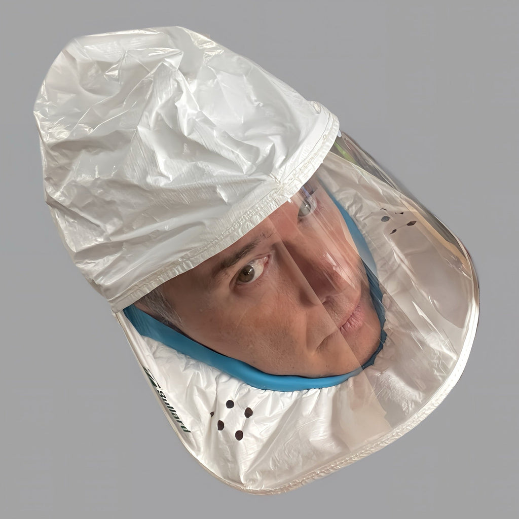 BULLARD (2 PACK) Respirator Hood FacePiece Medium 20LFL (for CC20 or PA20/PA30) 8/2011 (New / Old Stock)