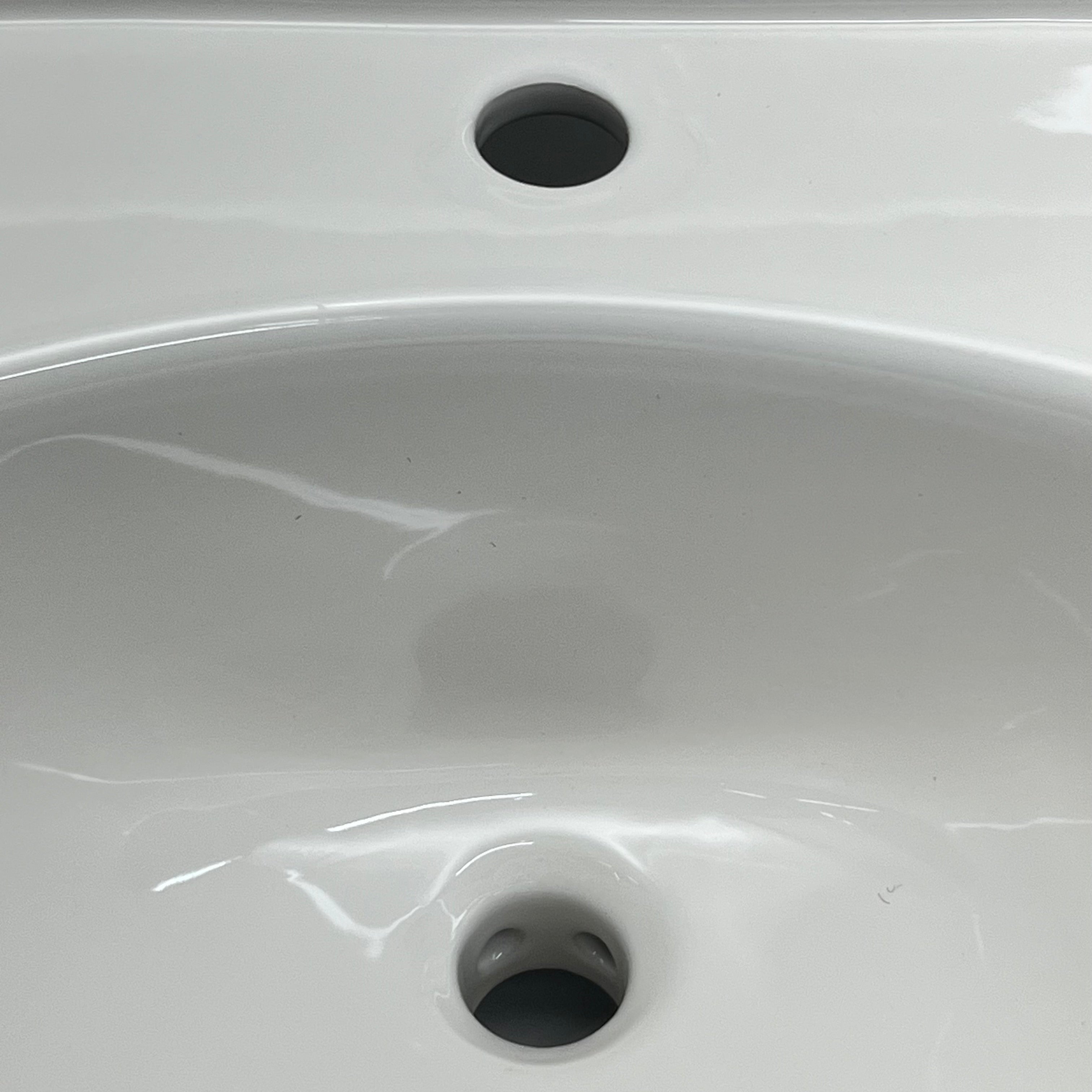 SLOAN Vitreous China Wall-Mounted Backsplash Lavatory Sink White SS3103