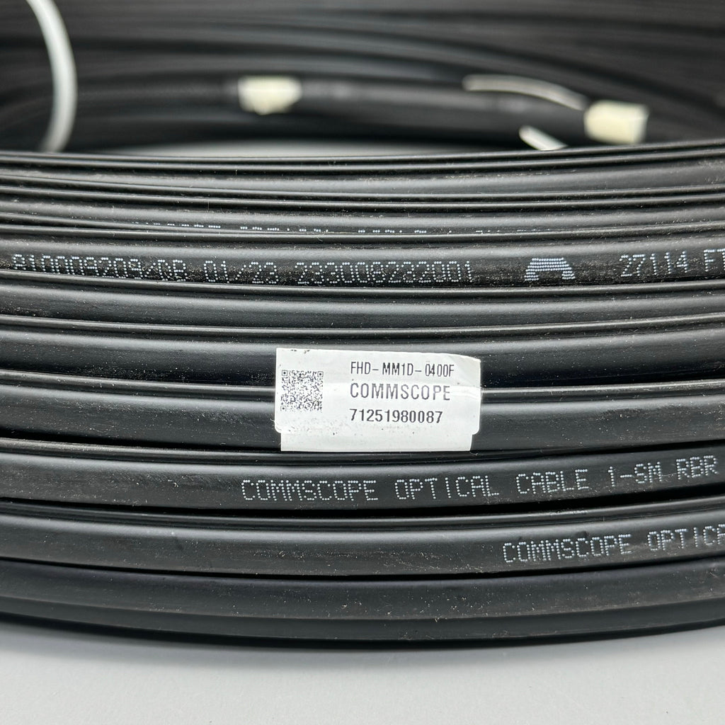 COMMSCOPE Fibre Optic Cable 1-SM RBR 300ft Fiber Material Black