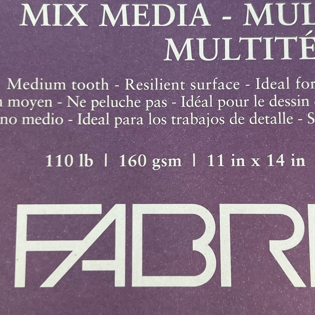 FABRIANO I264 (5 PACK, 60 Each) 11" x 14" Mix Media - Multi -Technique Paper