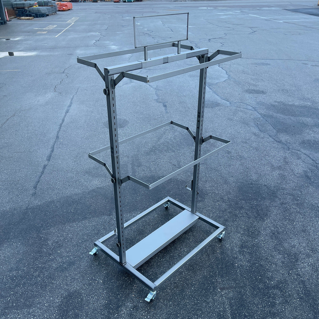 GRAND + BENEDICTS Mobile Core 4-Way Display Rolling Shelf Rack 943-GB4133-18 (New)
