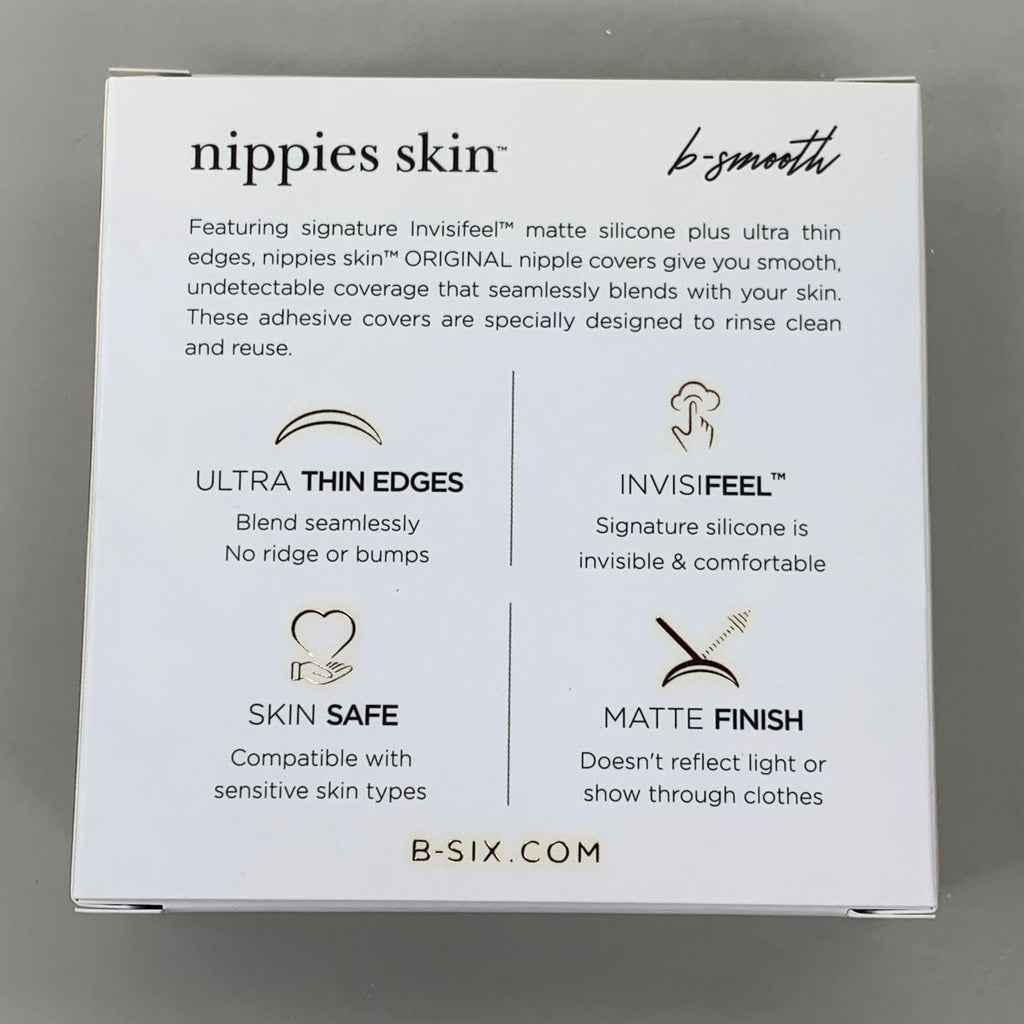 NIPPIES SKIN Original Nipple Cover Smooth Coverage Caramel 1 Pair 1021